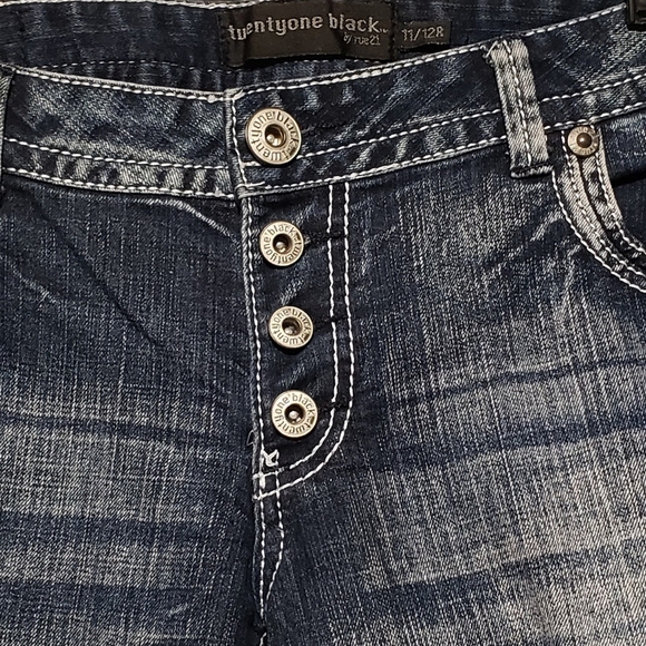 Women's twentyone black by rue21 Jeans size 11/12R. - Picture 4 of 6